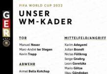 Germany World Cup squad