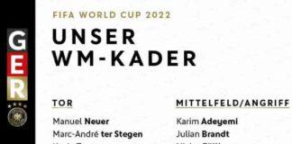 Germany World Cup squad
