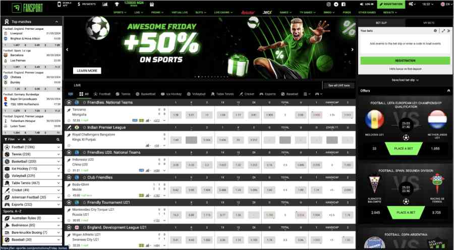 FANSPORT - How to Bet Live on Nigerian new boookma...